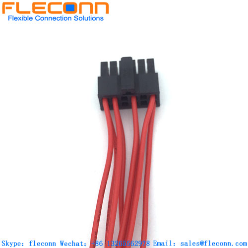 Chicote de fios do conector de 12 pinos com passo 1-794617-2 TE de 3,0 mm