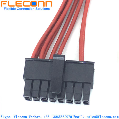 Chicote de fios do conector TE 1-794617-6 passo de 3,0 mm 16 pinos