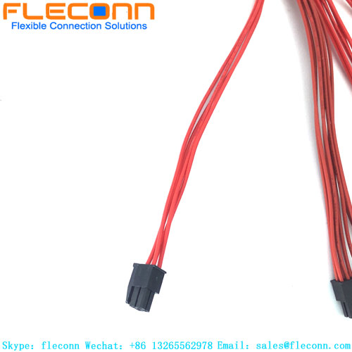 TE 3,0 mm passo 4 pinos conector cabo de chicote de fios 794617-4