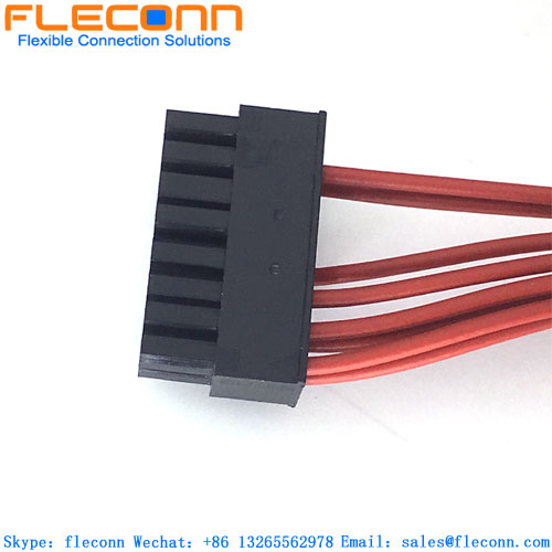 Chicote de fios do conector TE 1-794617-6 passo de 3,0 mm 16 pinos