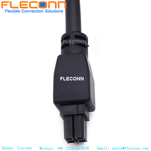 Cabo Molex Microfit 3.0 2451320410 4 pinos sobremoldados Fio para placa Conector Chicote de fios do cabo