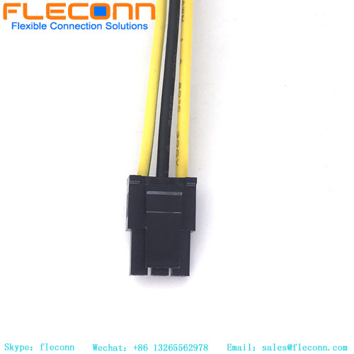Cabo conector de 3 pinos do chicote de fios Molex Micro-Fit 3.0 Personalizar