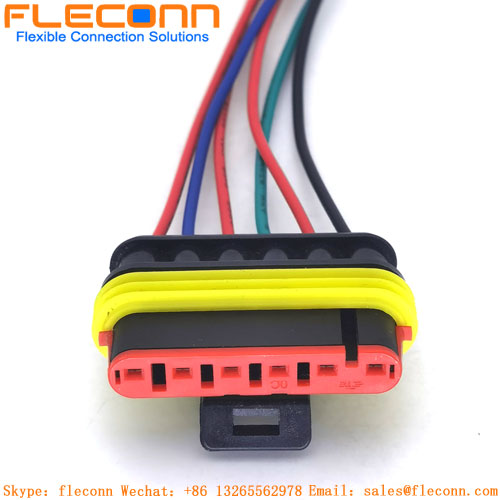 Chicote de fios impermeável 282090-1 dos conectores do AMP Superseal IP67