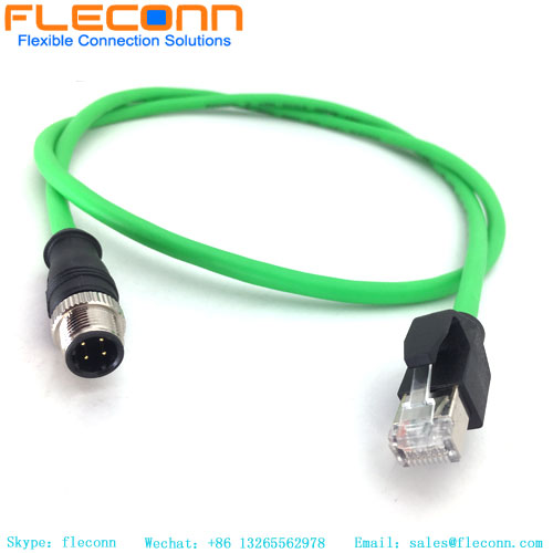 Cabo de rede Ethernet industrial Rj45 de alta velocidade