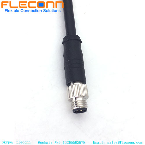Cabo conector M8 de 5 pinos