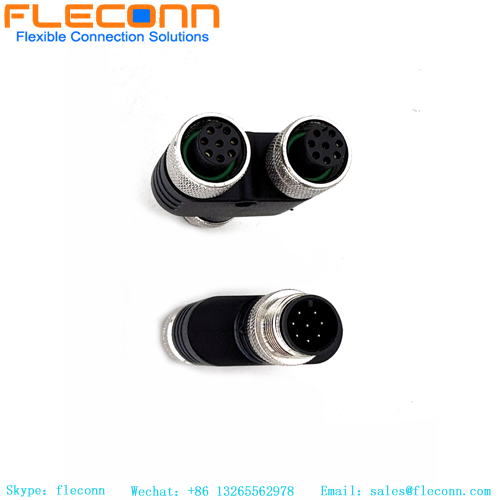 Distribuidor duplo tipo M12 Y