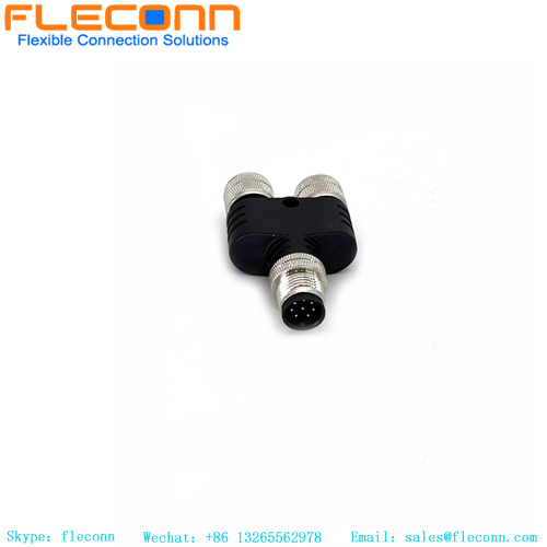 Distribuidor duplo tipo M12 Y