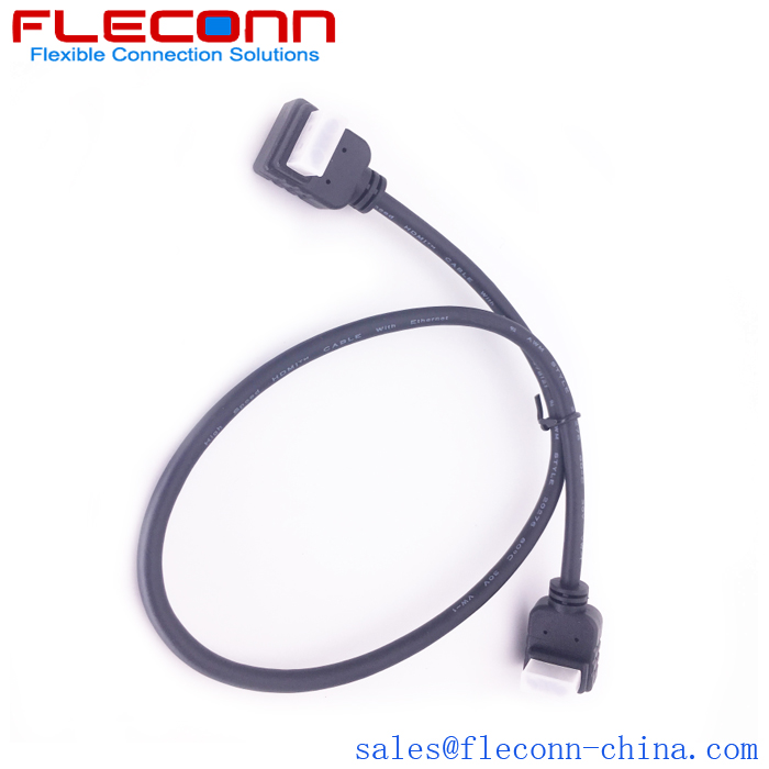 Cabo HDMI macho de áudio e vídeo de alta velocidade