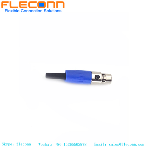 Conector Mini XLR de 3 pinos