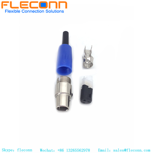 Conector Mini XLR de 3 pinos