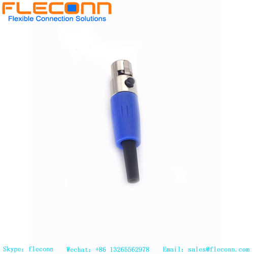 Conector Mini XLR de 3 pinos