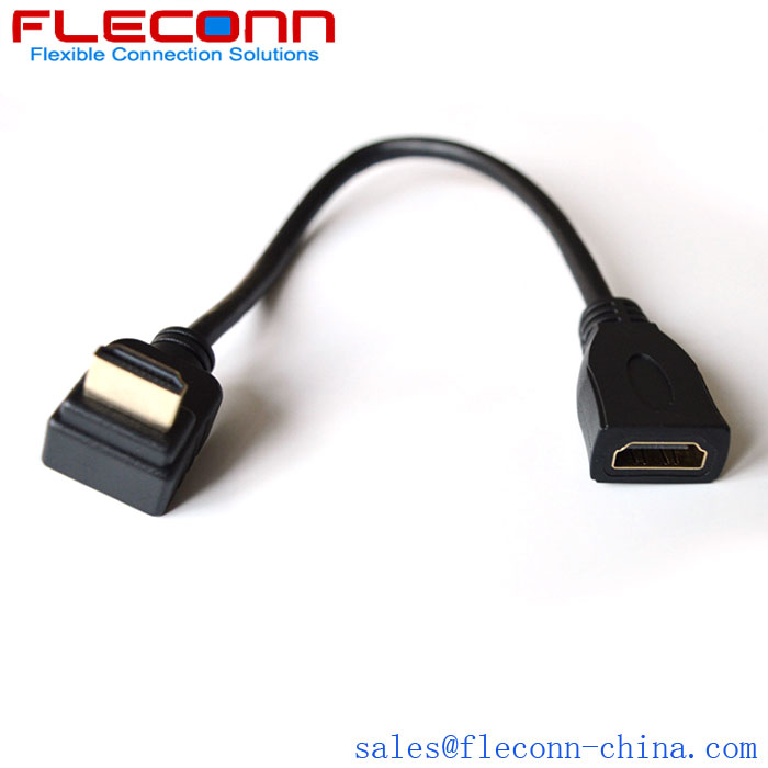 Cabo de extensão de ouvido HDMI macho para fêmea