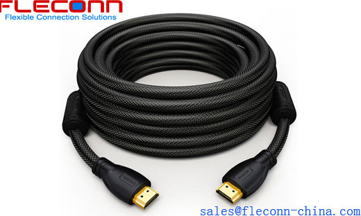 Cabo HDMI Versão 1.4 3D Rotativo Cabo HD Cotovelo de 180 Graus