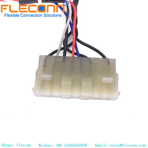 Chicote de fios do conector TE MATE-N-LOK série 926308-1 de 8 pinos