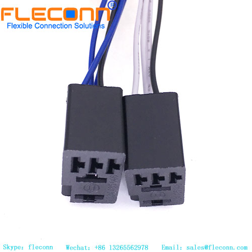 Soquete automotivo 1-1904145-6 do relé de TE chicote de fios do fio do conector de 5 Pin