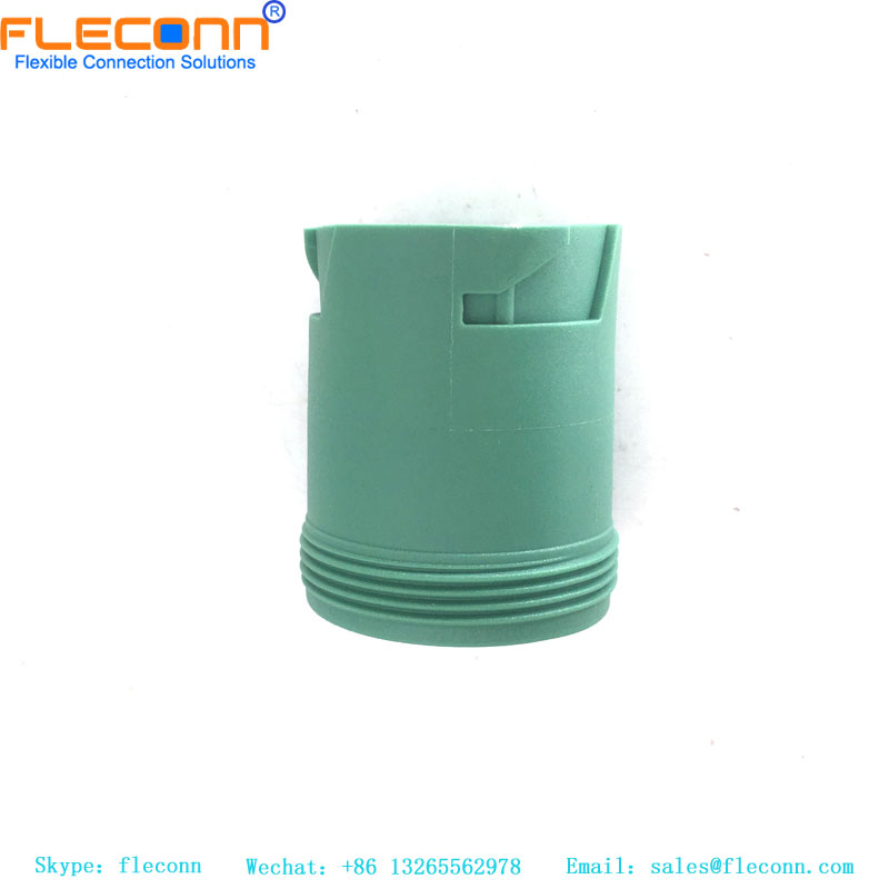 Deutsch HD14-9-1939P-P080 Receptáculo de 9 posições, macho, em linha, rosca traseira