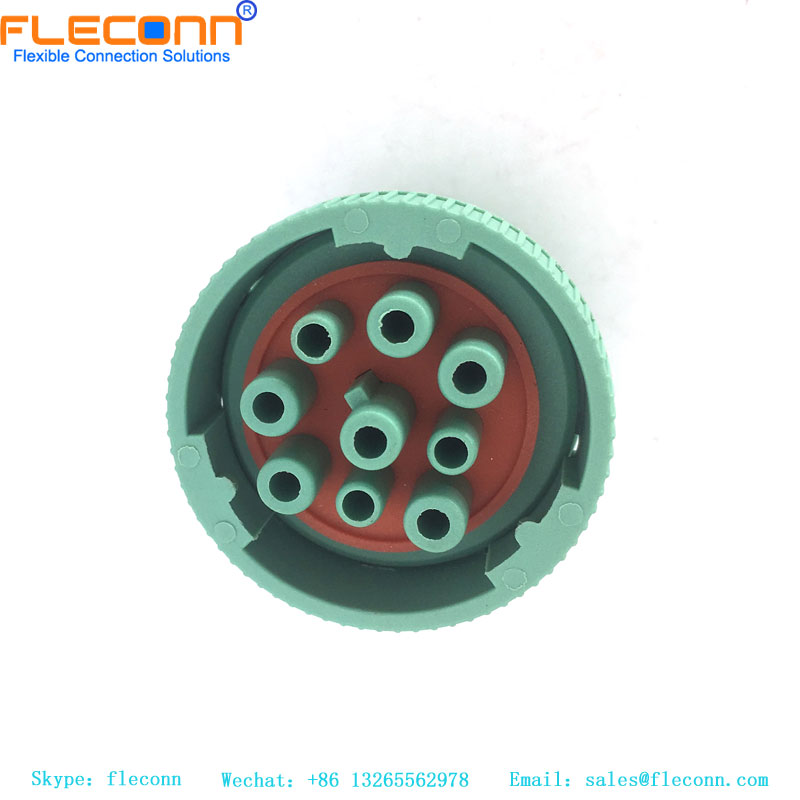 Conector fêmea masculino redondo de HD16-9-1939S-P080 TE Connectivity AMP Deutsch 9 Pin