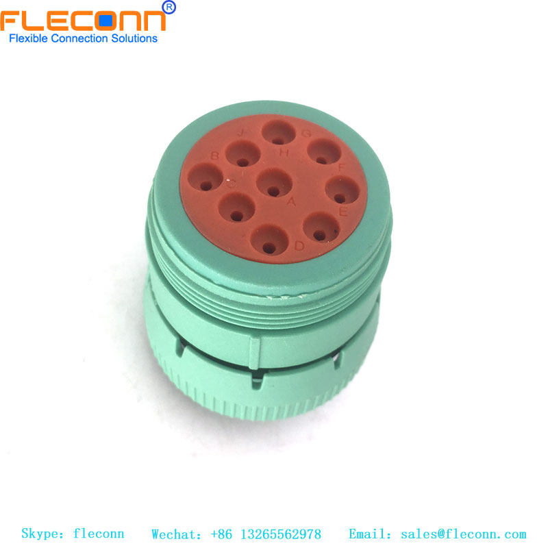 Conector fêmea masculino redondo de HD16-9-1939S-P080 TE Connectivity AMP Deutsch 9 Pin