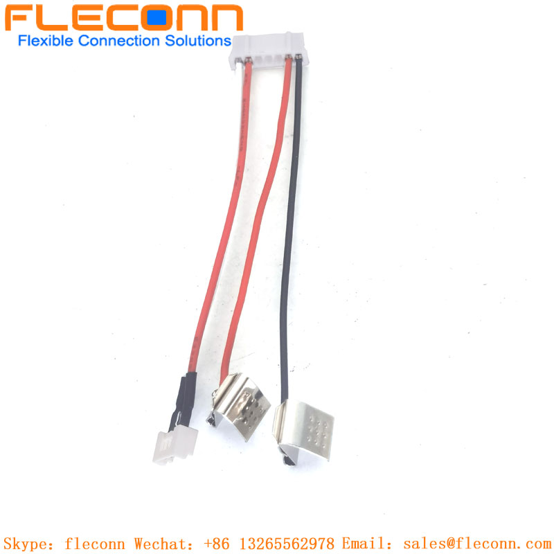 Chicote de fios do conector de 3 vias JST VH 3,96 mm