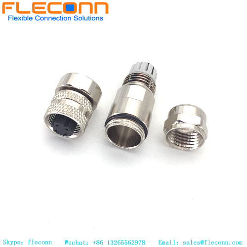 Conector M12 4 pinos