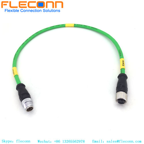 M12 Female To Rj45 Cable