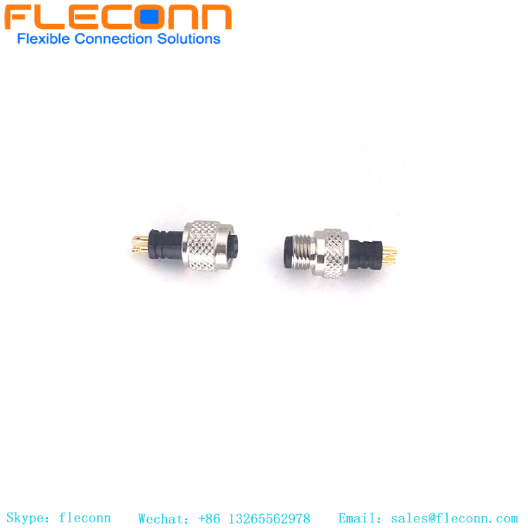 Conector do cabo do sensor M5 de 4 pinos, classificação à prova d'água IP67 IP68