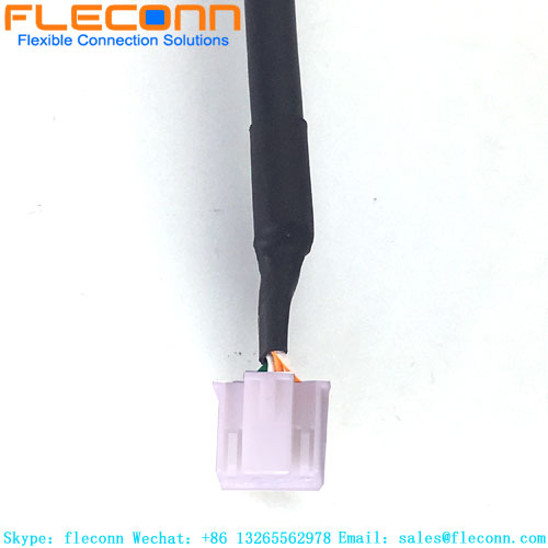 JST XH passo de 2,5 mm cabo de chicote de fios de 4 pinos para RJ45