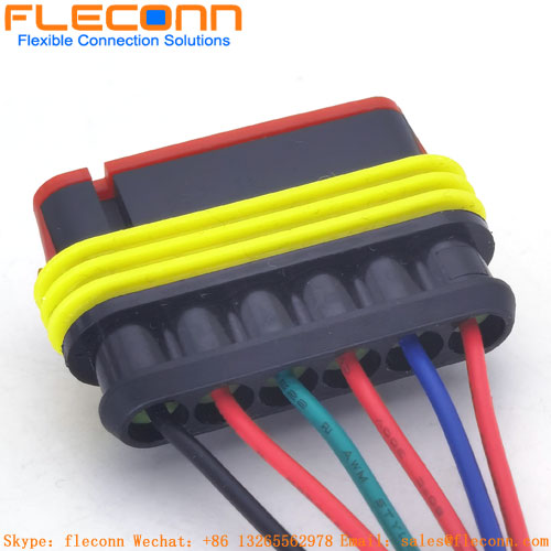 Chicote de fios impermeável 282090-1 dos conectores do AMP Superseal IP67