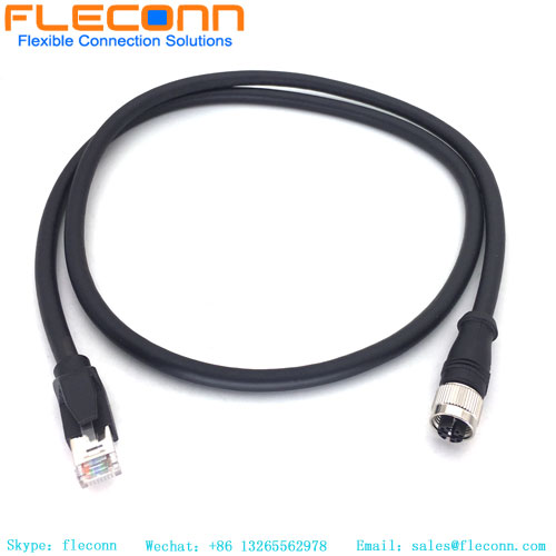 Cabo conector reto RJ45 altamente flexível Cat 6 de 10 Gbps