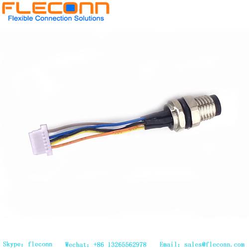 Chicote de fios do conector de montagem traseira M8 personalizado