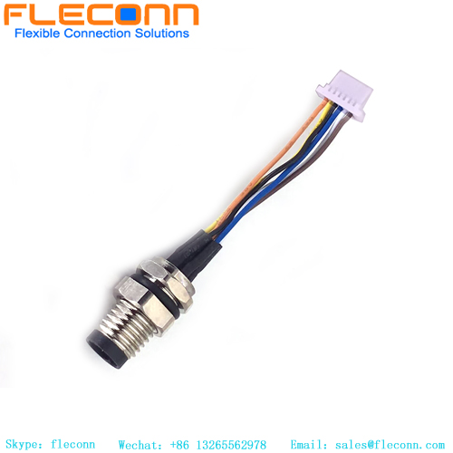 Chicote de fios do conector de montagem traseira M8 personalizado