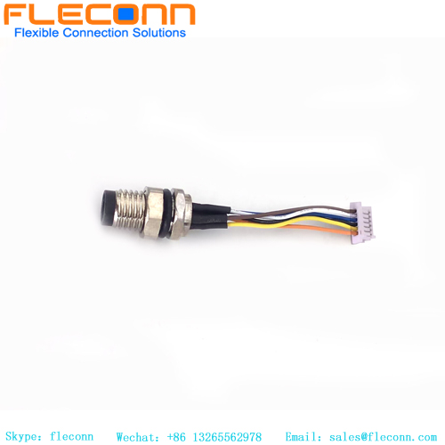 Chicote de fios do conector de montagem traseira M8 personalizado
