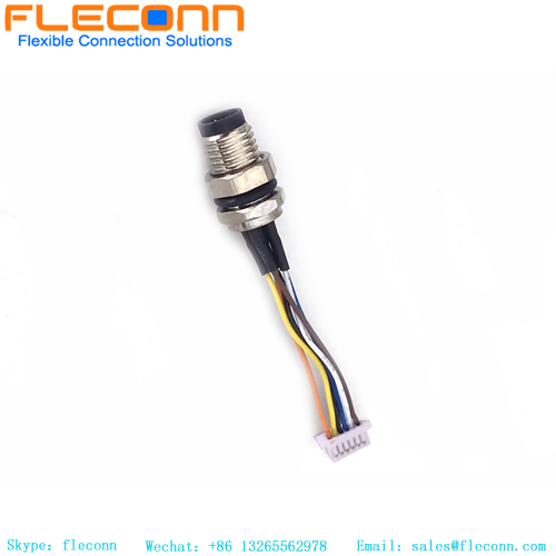Chicote de fios do conector de montagem traseira M8 personalizado