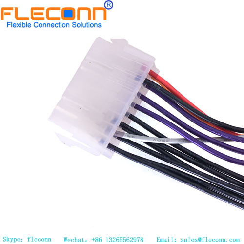Chicote de fios do conector fêmea de 16 pinos Molex personalizado de 4,2 mm