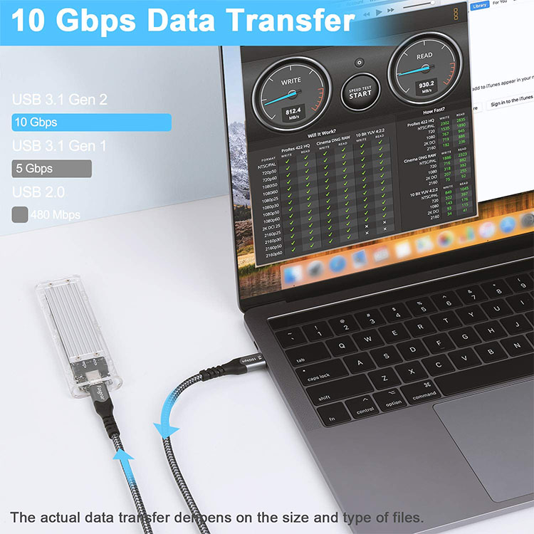 Cabo de data USB personalizado
